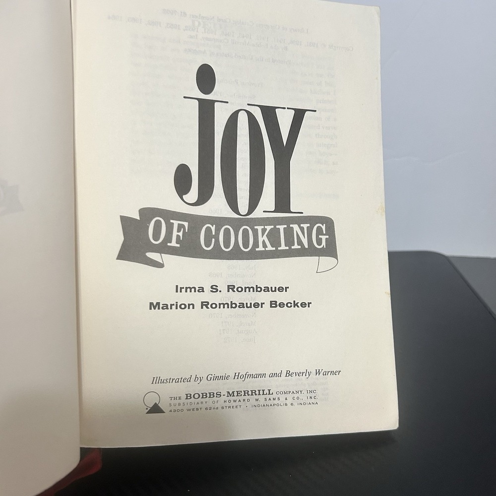 JOY OF COOKING Cookbook 1972 Edition Hardcover Vintage - Picture 5 of 10